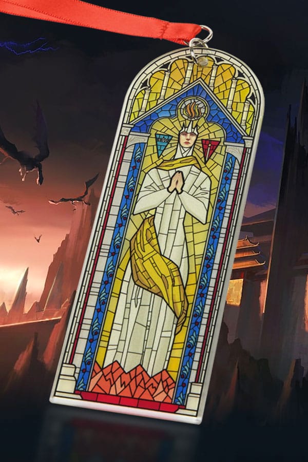 Dragon Age Andraste Stain Glass Hanging Tree Ornament