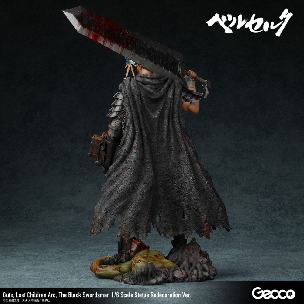 Berserk Statue 1/6 Guts Lost Children Arc The Black Swordsman Redecoration Ver. 38 cm