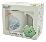 Glassstaff Gift Set Mug & Dice D20 A D20 Scene