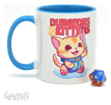 Glassstaff Gift Set Mug & Dice D20 Dungeons & Kittens