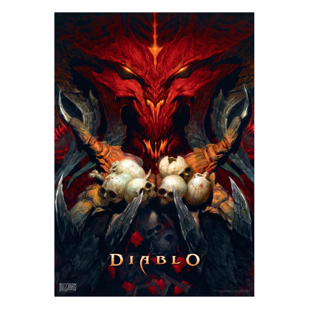 Diablo Lord of Terror 1000 Pieces Premium Puzzle