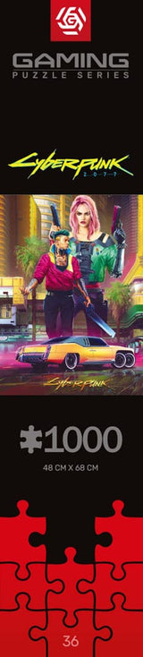 Cyberpunk 2077 Puzzle Kitsch Style (1000 pieces)