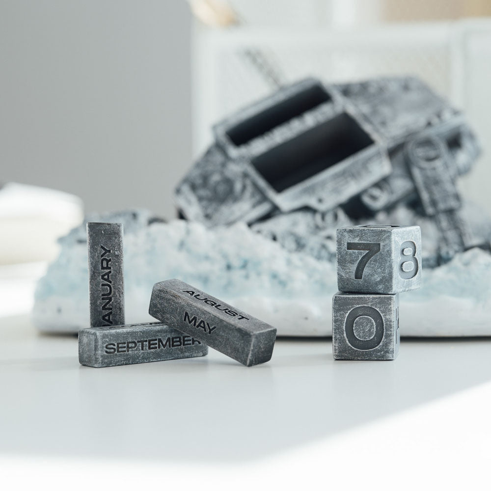 Star Wars Downed AT-AT 3D Perpetual Calendar