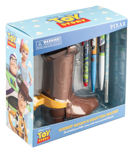 Disney Pixar Toy Story Pen Holder with Stationery Set Woody's Boot 16 cm