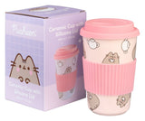 Pusheen Ceramic Mug with Lid 400 ml