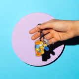 The Simpsons Family Keyring