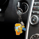 The Simpsons Family Keyring