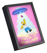 The Simpsons LED Framed Print