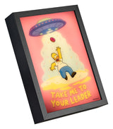 The Simpsons LED Framed Print