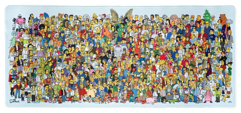The Simpsons Characters Xl Mouse Pad