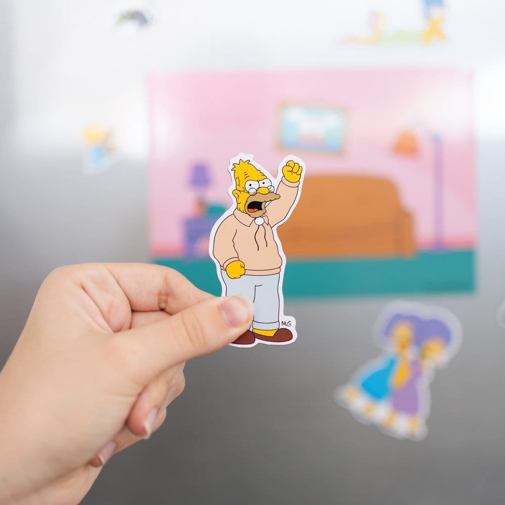 THE SIMPSONS FAMILY SET OF DIE CUT MAGNETS