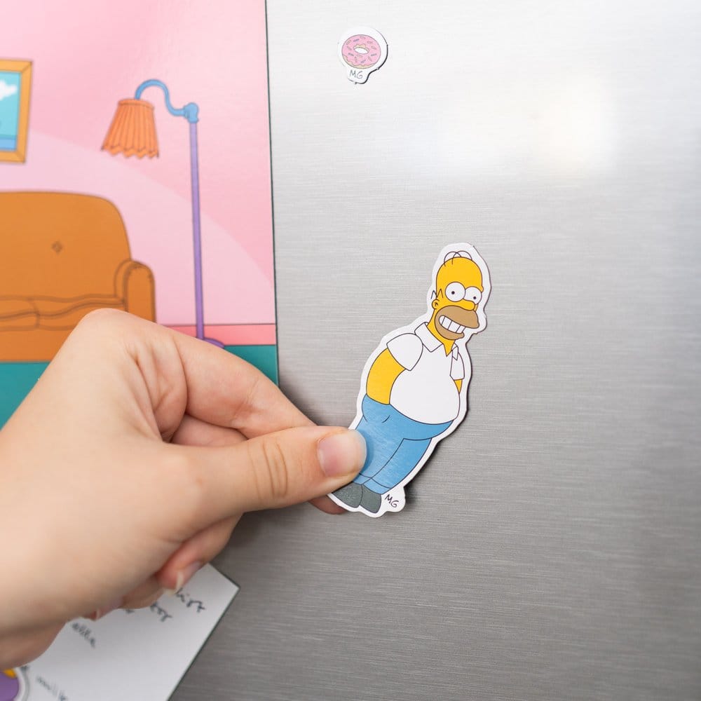 THE SIMPSONS FAMILY SET OF DIE CUT MAGNETS