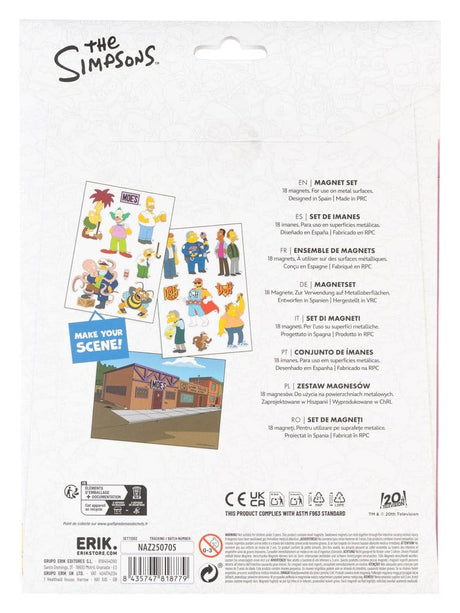 The Simpsons Figures Magnet Set Citizens