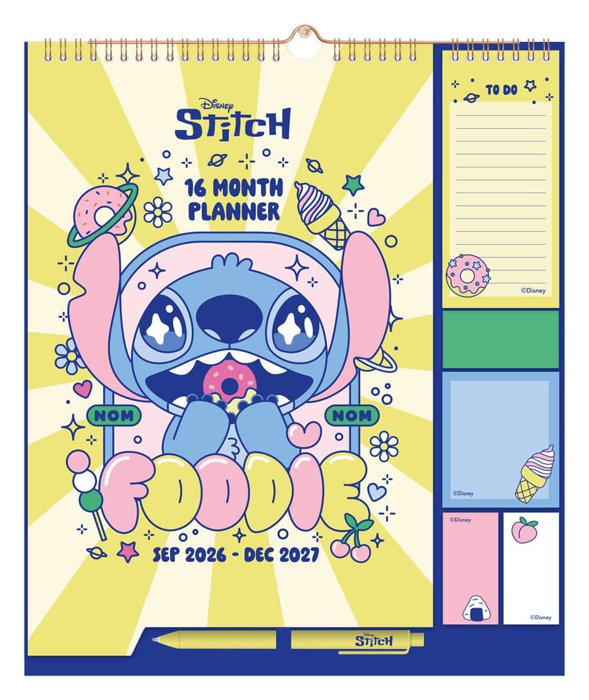 Disney Stitch Planner 2026/27 30 x 34 cm