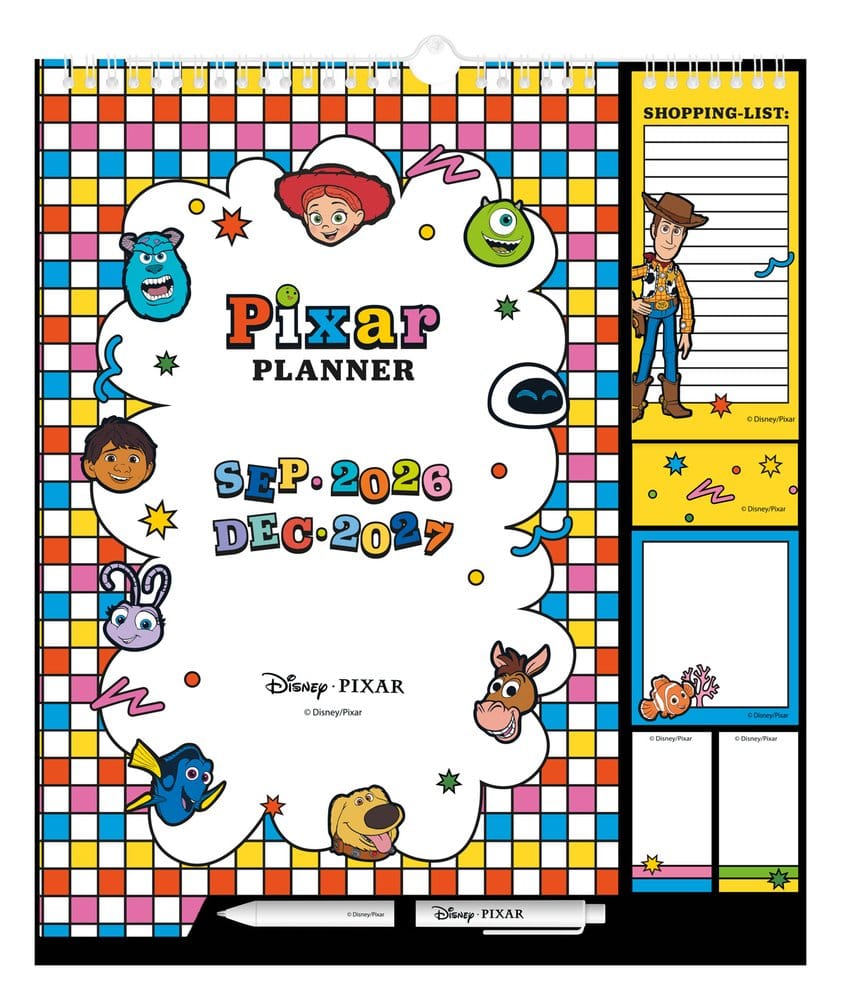 Disney Pixar Planner 2026/27 30 x 34 cm