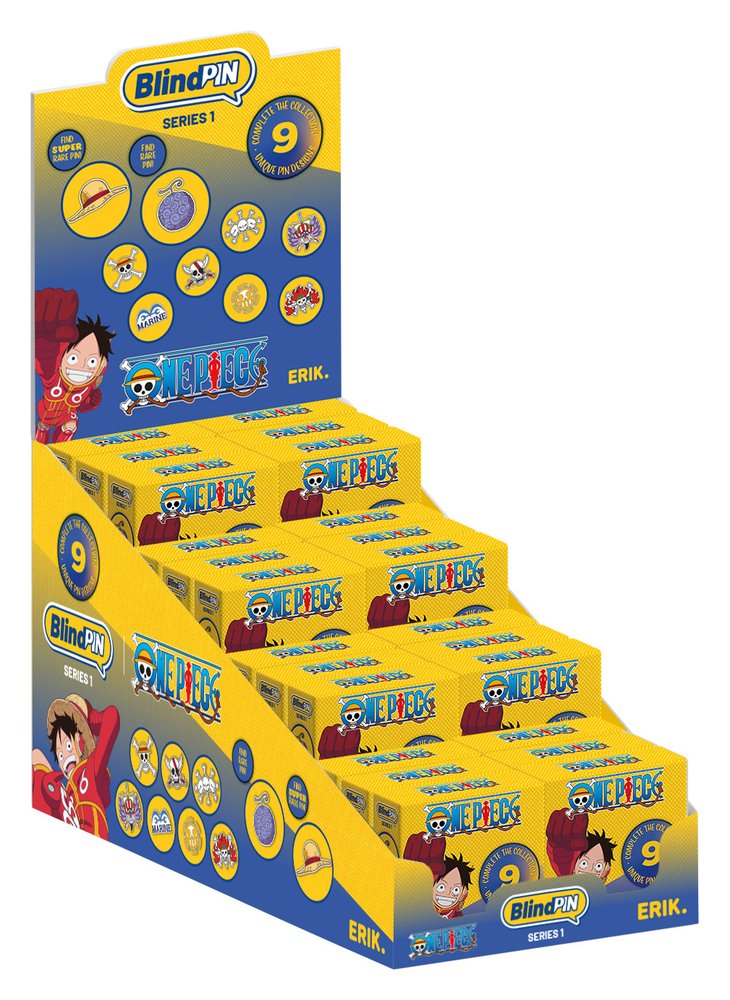 One Piece Pin Badges Series 1 Display (24)