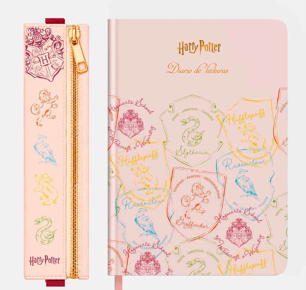Harry Potter The Readers Club Reading Journal with Built In Pouch Spanish *Spanish Version*