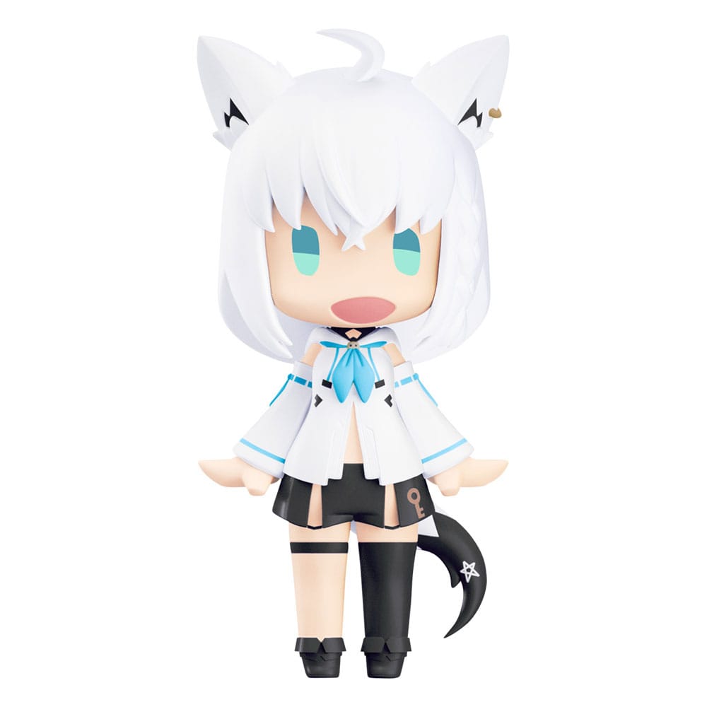 Hololive Production HELLO! GOOD SMILE Shirakami Fubuki 10cm Action Figure