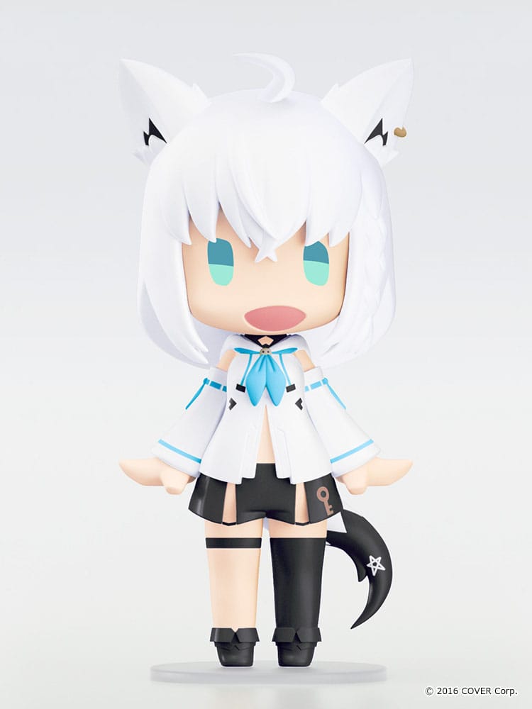 Hololive Production HELLO! GOOD SMILE Shirakami Fubuki 10cm Action Figure