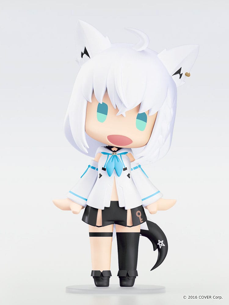 Hololive Production HELLO! GOOD SMILE Shirakami Fubuki 10cm Action Figure