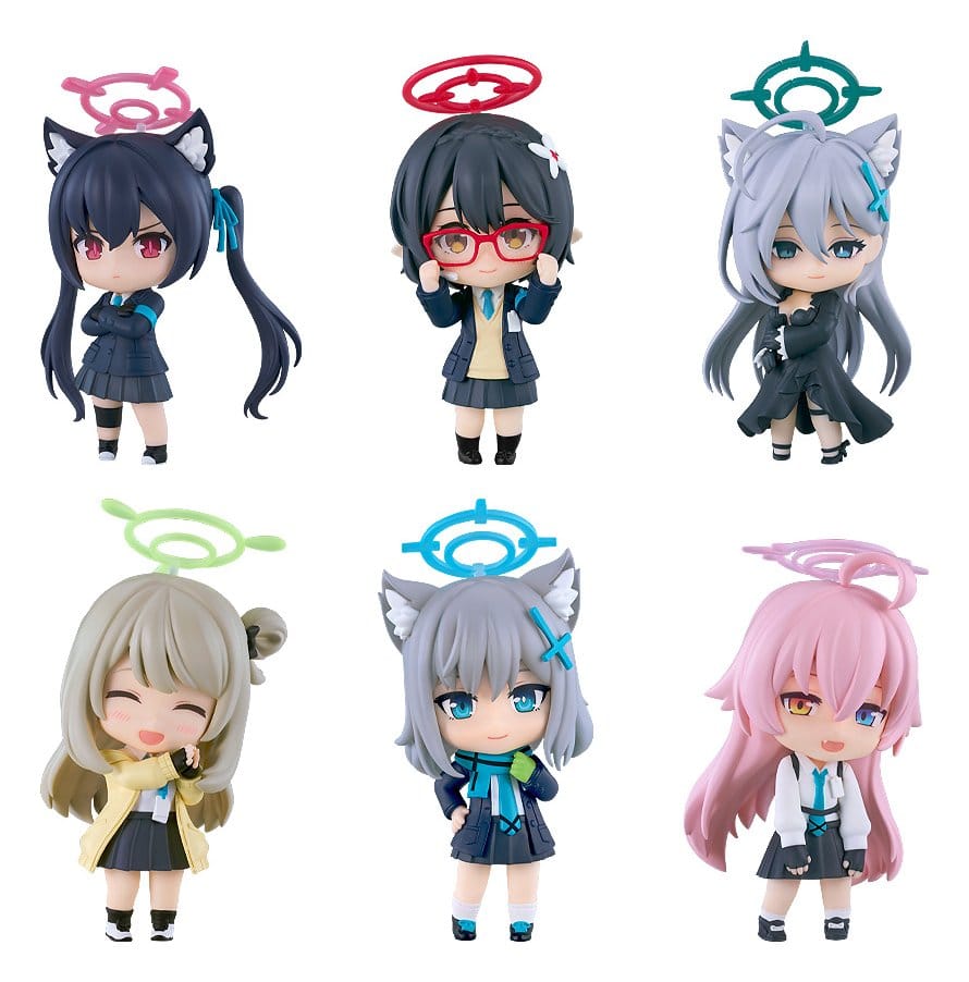 Blue Archive Nendoroid Surprise Mini Figures Blind Box Assortment (6)