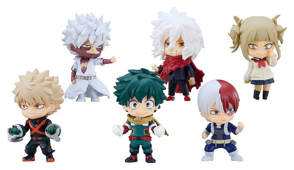 My Hero Academia Nendoroid Surprise Collectible Figures Blind Box Assortment (6)