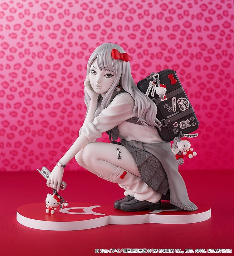 Junji Ito PVC Figure Gyaru Tomie x Hello Kitty 14 cm