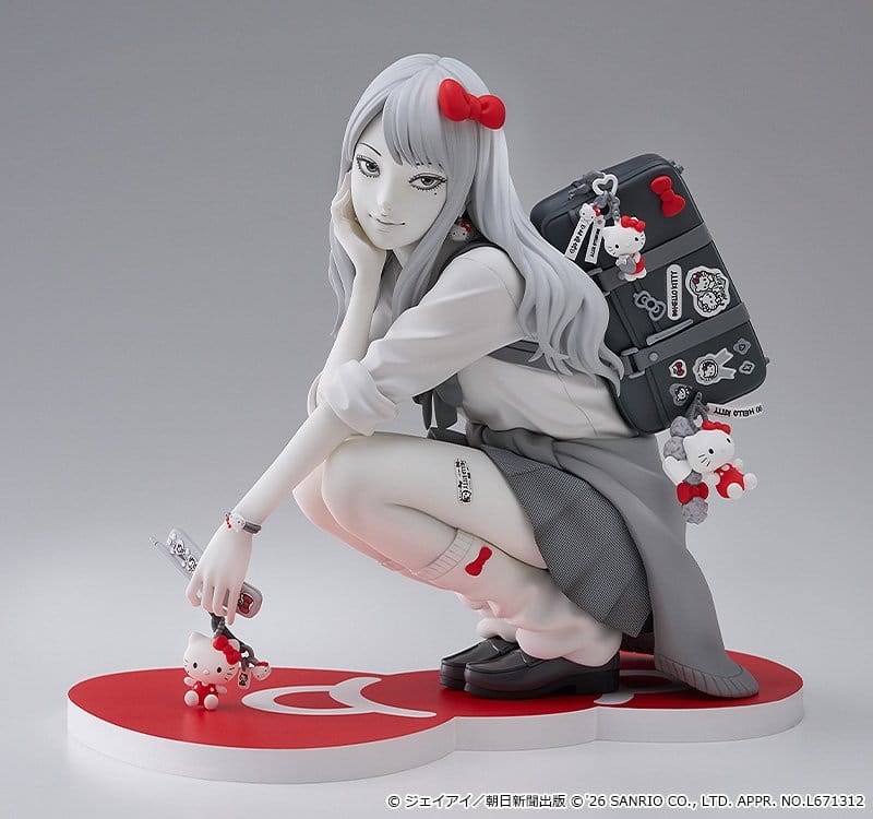 Junji Ito PVC Figure Gyaru Tomie x Hello Kitty 14 cm