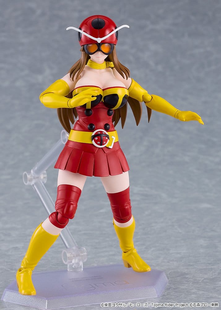Tojima Wants to Be a Kamen Rider Figma Action Figure Yuriko Okada (Electro-Wave Human Tackle Ver.) 14 cm