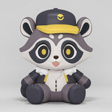 Honkai: Star Rail Huggy Good Smile Mini Figure Baseball Raccoon 7 cm