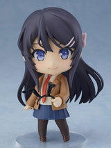 Rascal Does Not Dream of Bunny Girl Senpai Nendoroid Action Figure Mai Sakurajima 10 cm