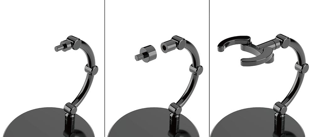 The Simple Stand Mini Nendoroid More for Mini Figures & Models mini Black 4er-Pack