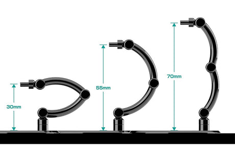 The Simple Stand Mini Nendoroid More for Mini Figures & Models mini Black 4er-Pack