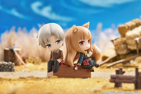 Spice and Wolf: Merchant Meets the Wise Wolf Mini Memory Mini Figure Lawrence & Holo 8 cm