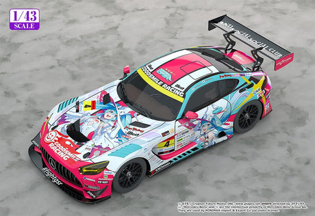 Hatsune Miku GT Project Vehicle Hatsune Miku AMG 2024 Season Opening Ver. 7 cm 1/64 Action Figure