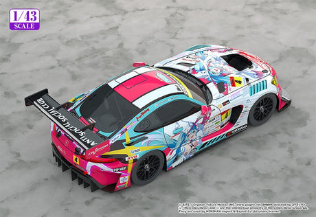 Hatsune Miku GT Project Vehicle Hatsune Miku AMG 2024 Season Opening Ver. 7 cm 1/64 Action Figure
