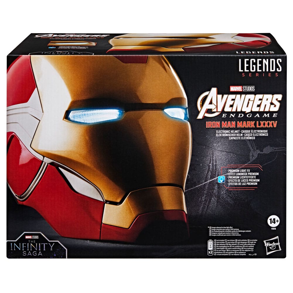 Avengers: Endgame Marvel Legends Series Iron Man Mark LXXXV Electronic Helmet