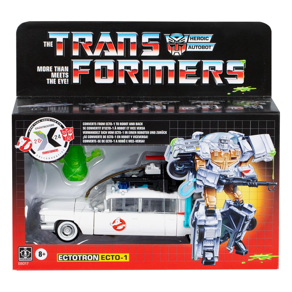 Transformers x Ghostbusters Ectotron Ecto-1 18 cm Action Figure