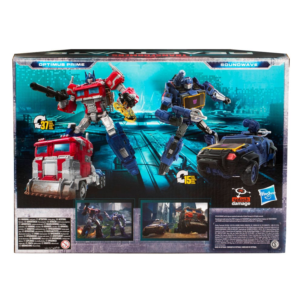 Transformers: Reactivate Optimus Prime & Soundwave 16 cm Action Figure 2-Pack