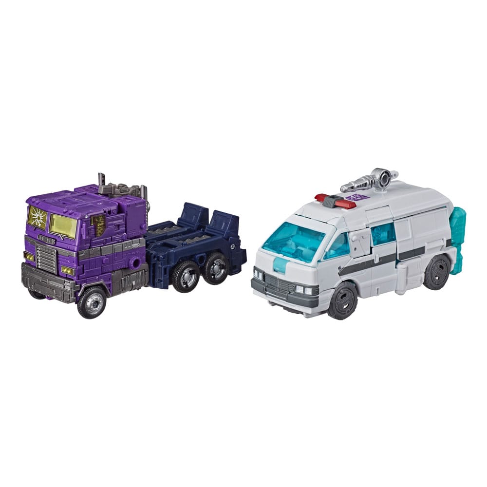 Transformers Generations Selects Optimus Prime (Leader Class) & Ratchet (Deluxe) 2-Pack Shattered Glass Action Figures