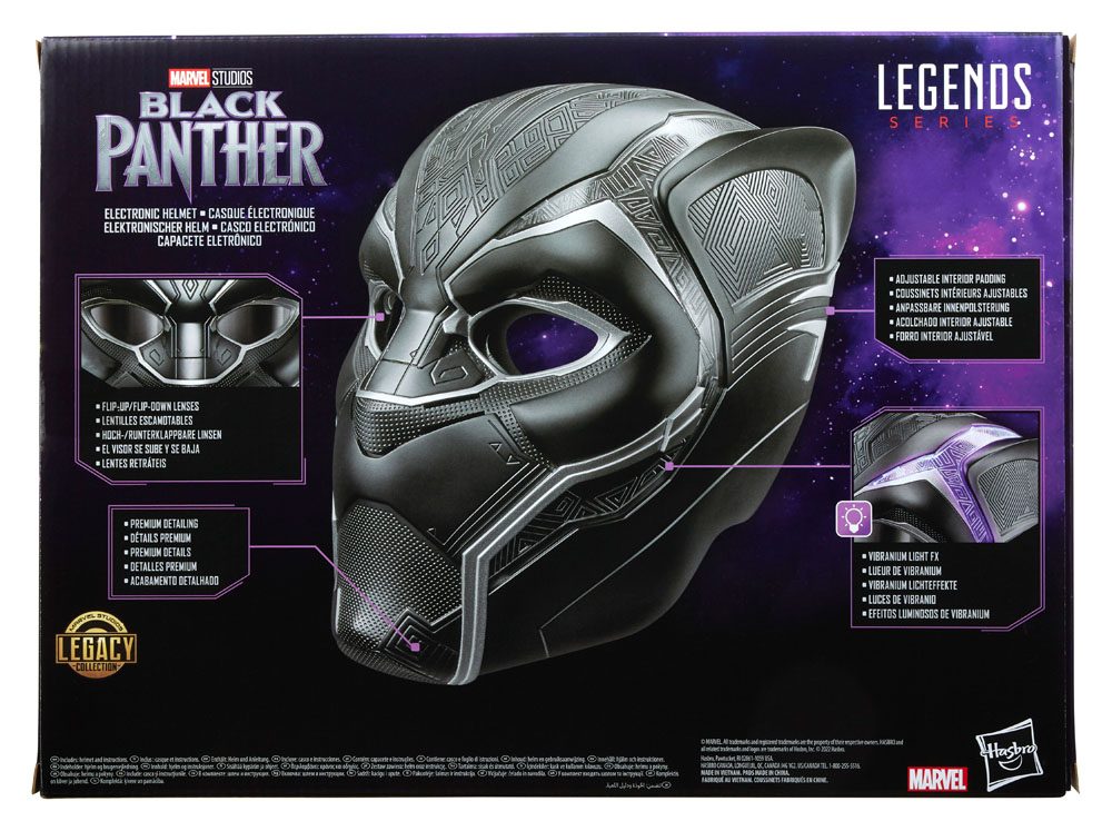 Marvel Black Panther Marvel Legends Series Black Panther Electronic Helmet
