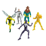 Marvel Legends Spider-Man, Silvermane, Human Fly, Molten Man, Razorback 15cm Action Figure 5-Pack