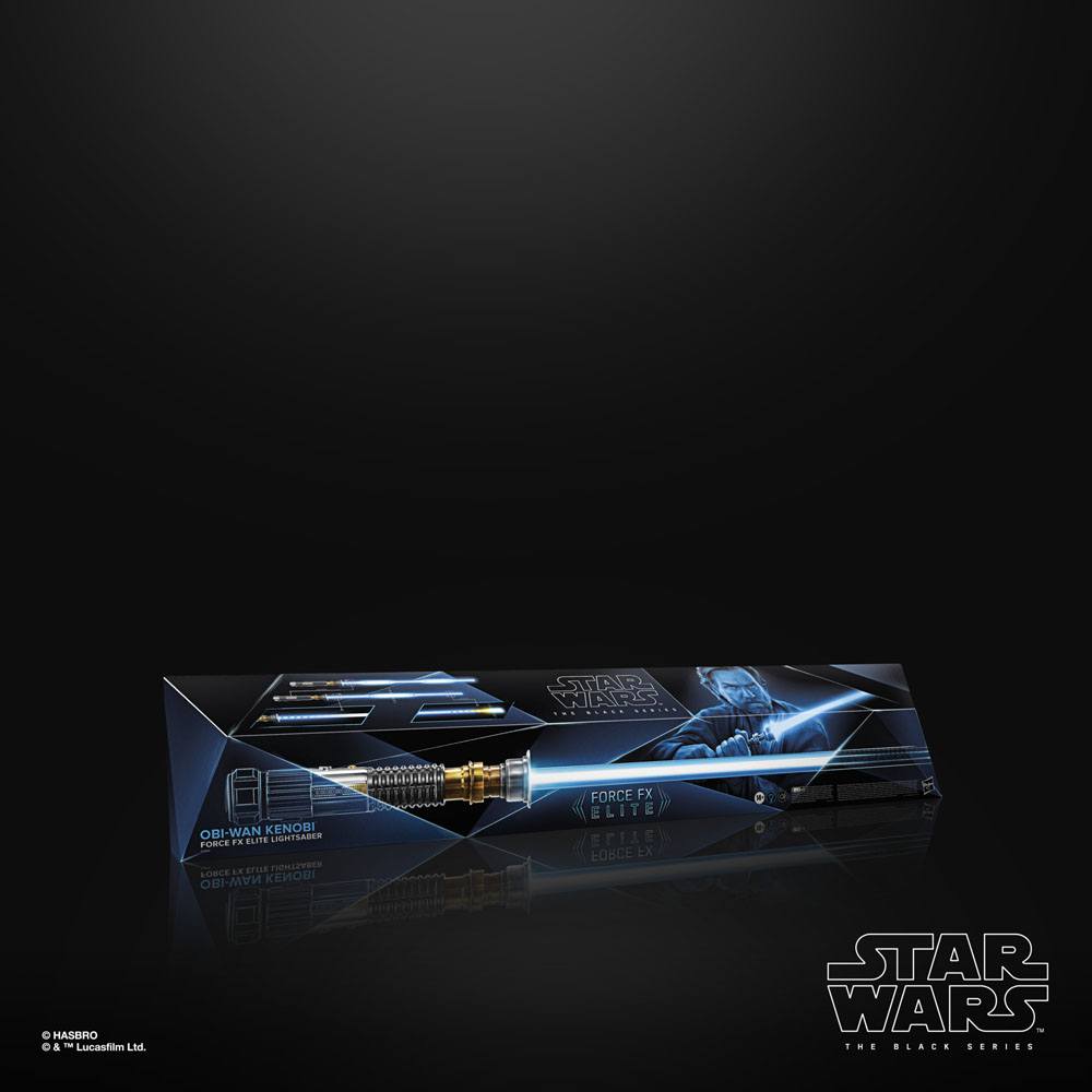 Star Wars: Obi-Wan Kenobi Black Series Obi-Wan Kenobi 1/1 Scale Force FX Elite Lightsaber Replica