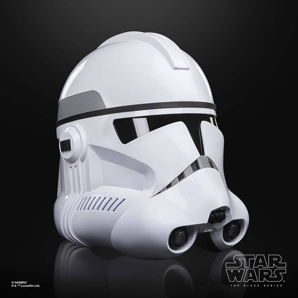 Star Wars The Clone Wars Phase II Clone Trooper Black Series Electrionic Helmet