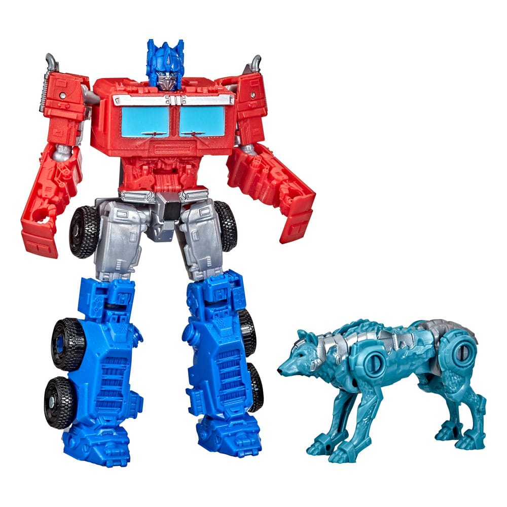 Transformers: Rise of the Beasts Beast Alliance Optimus Prime & Chainclaw 13cm Weaponizer Action Figure 2-Pack