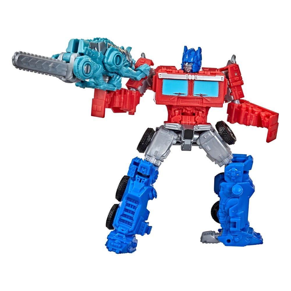 Transformers: Rise of the Beasts Beast Alliance Optimus Prime & Chainclaw 13cm Weaponizer Action Figure 2-Pack