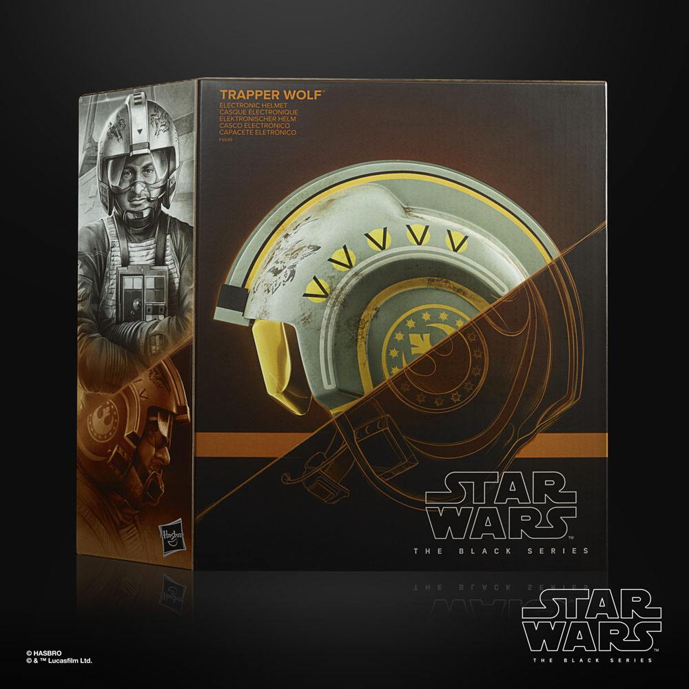Star Wars: The Mandalorian Trapper Wolf 2023 Black Series Electronic Helmet