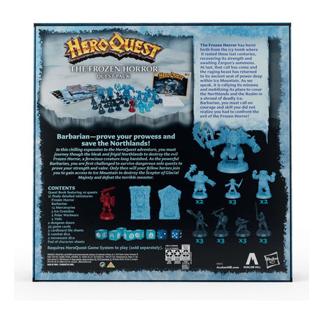 HeroQuest The Frozen Horror Quest Pack Board Game Expansion