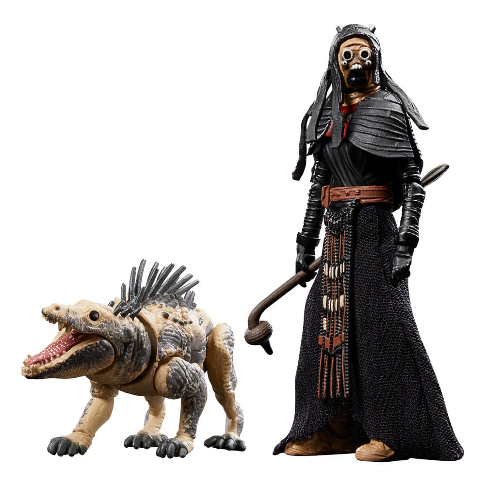 Star Wars: The Book of Boba Fett Vintage Collection Tusken Warrior & Massiff 10cm Action Figures