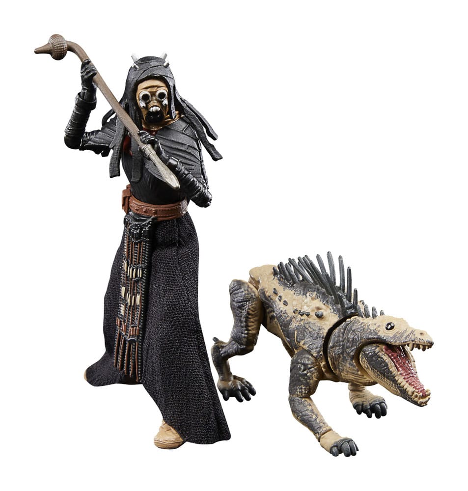 Star Wars: The Book of Boba Fett Vintage Collection Tusken Warrior & Massiff 10cm Action Figures